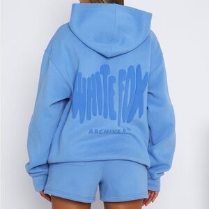 White Fox Archive 6.0 Oversized Hoodie Blueberry S/M